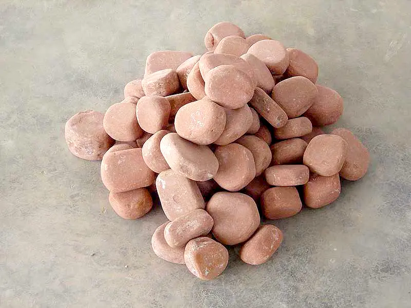 Agra red sandstone pebbles