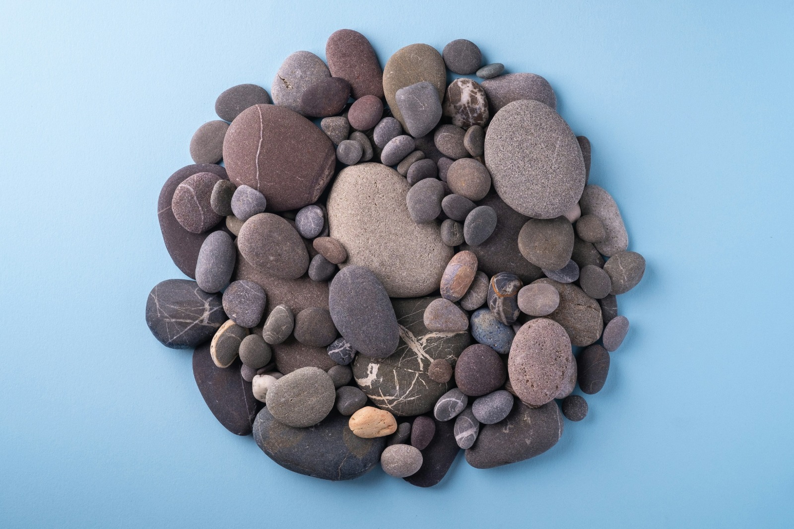 Grey River Flat Pebbles