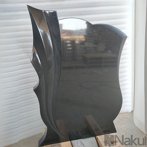 Black Olive Shaped Granite Monument