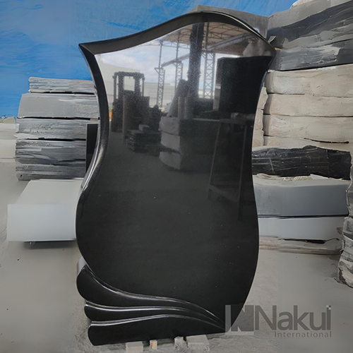 Black Serp Top Granite Monument